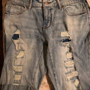 Denim shorts